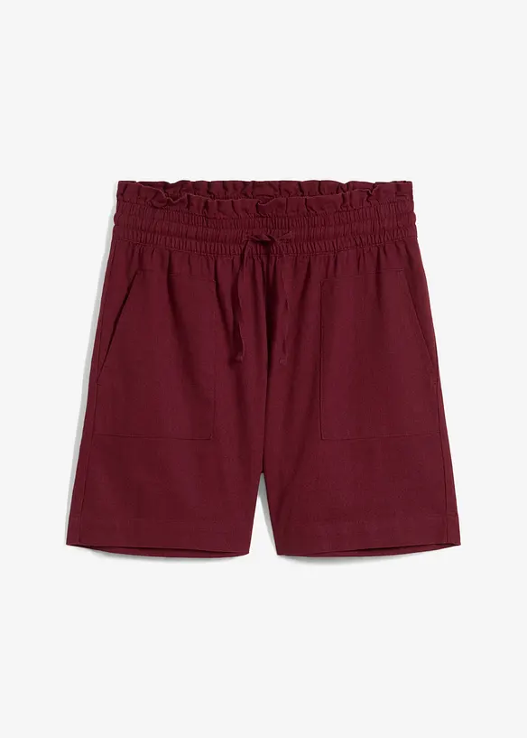 Short en lin mélangé, bonprix