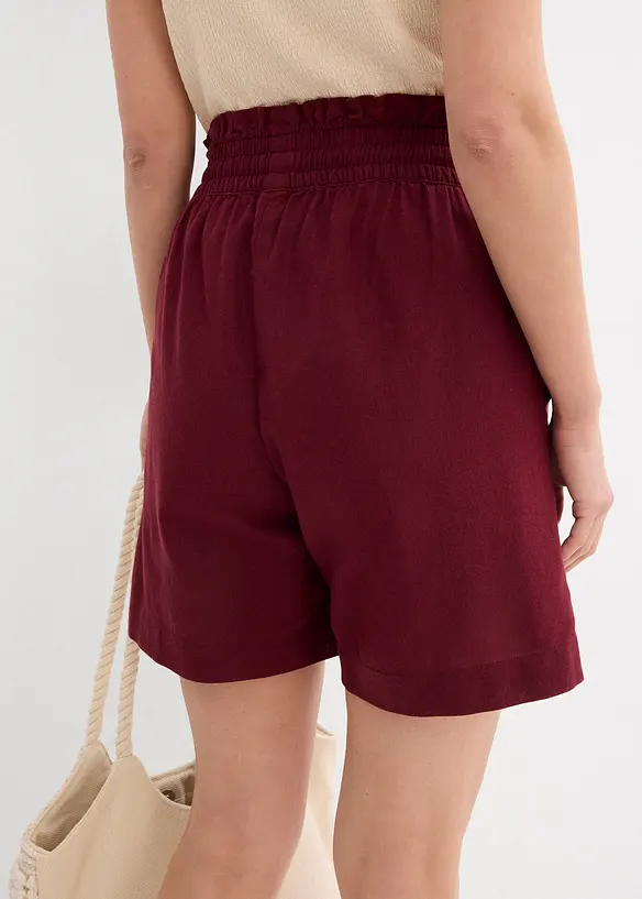 Short en lin mélangé, bonprix