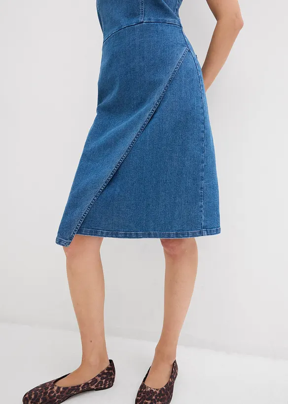 Robe en jean style portefeuille, bonprix
