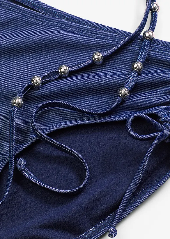 Bikini à armatures (ens. 2 pces) aspect jean, bonprix