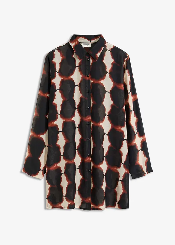 Blouse longue à imprimé batik, bonprix