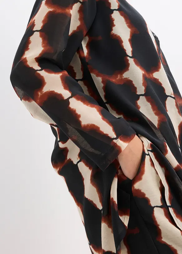 Blouse longue à imprimé batik, bonprix