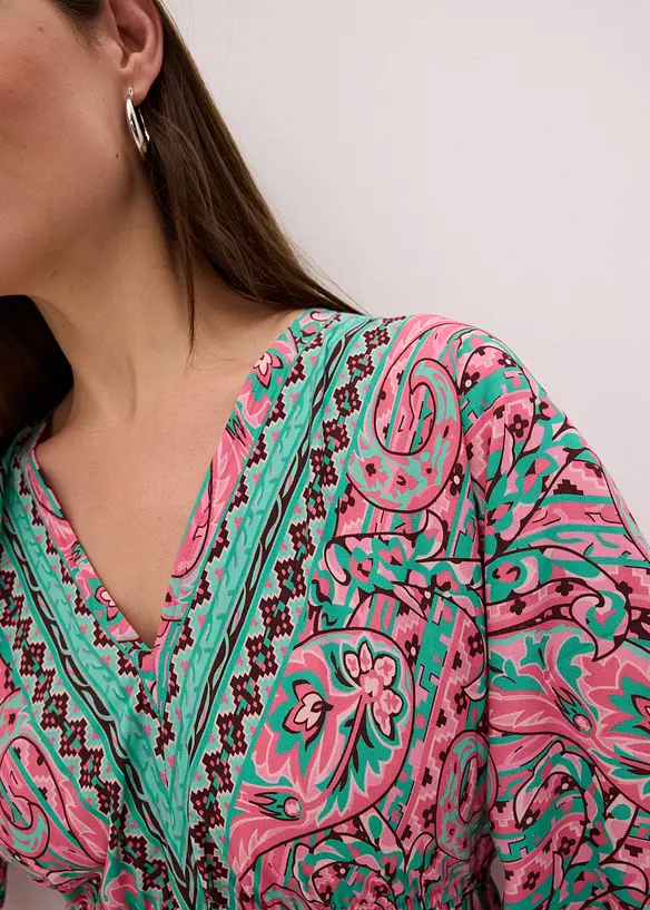 Robe longue et imprimée en viscose fluide, bonprix