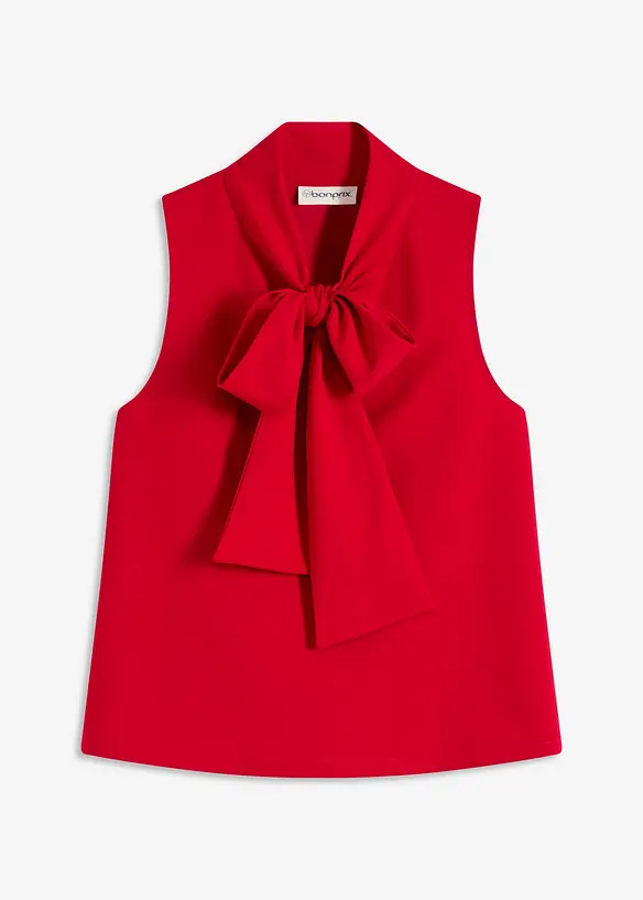 Top avec col à lavallière, bonprix