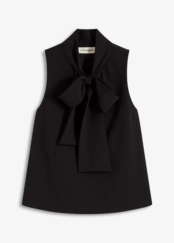 Top avec col à lavallière, bonprix