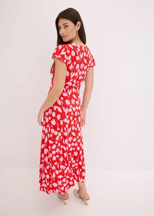 Robe imprimée en jersey viscose, bonprix