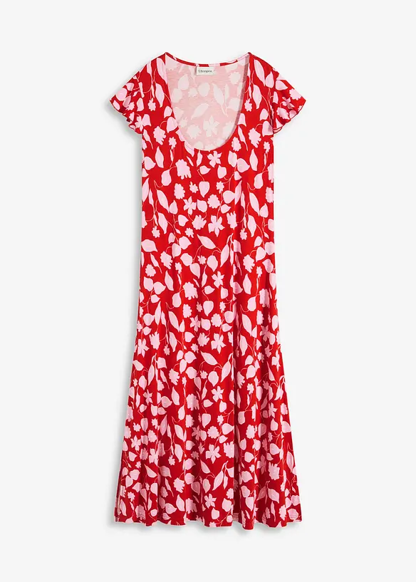 Robe imprimée en jersey viscose, bonprix