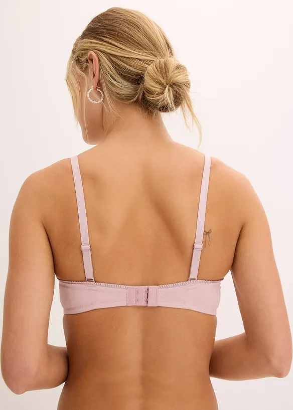 Lot de 2 soutiens-gorge coton à coques, bonprix