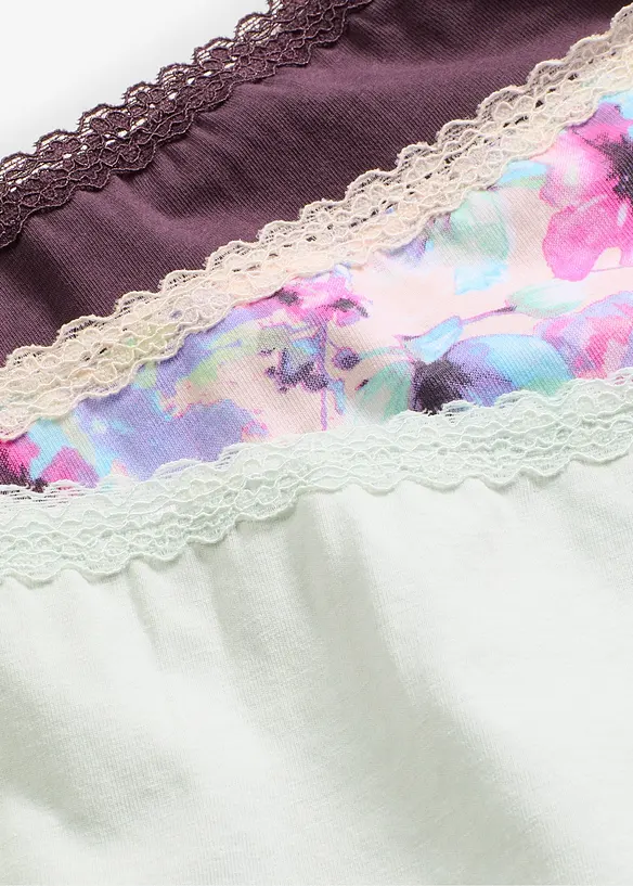 Lot de 4 culottes Maxi coton, bonprix