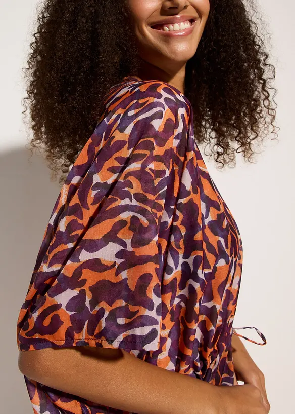 Kimono de plage avec détail à nouer, bonprix