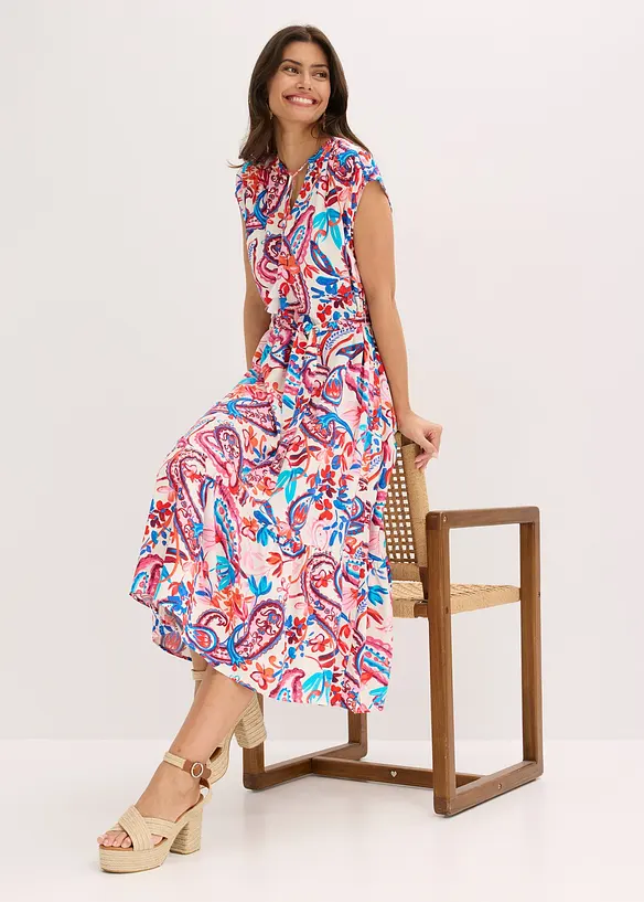 Robe-chemise fluide, bonprix