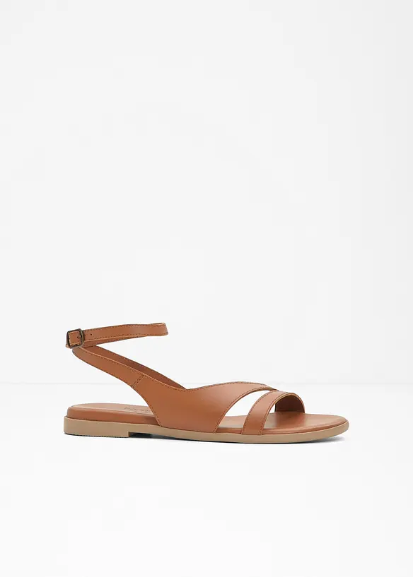 Sandales en cuir, bonprix