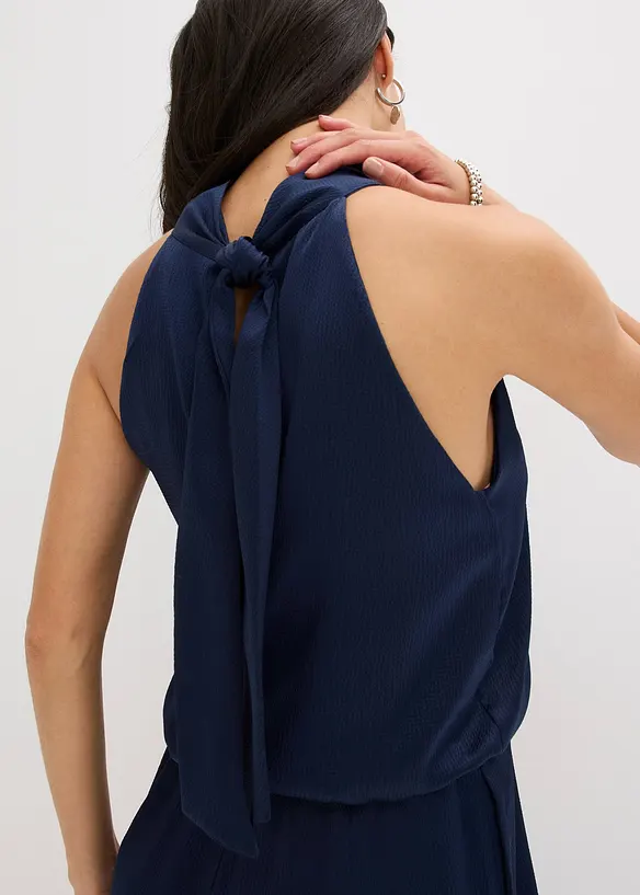 Combinaison en satin texturé, bonprix