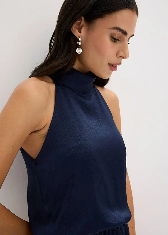 Combinaison en satin texturé, bonprix