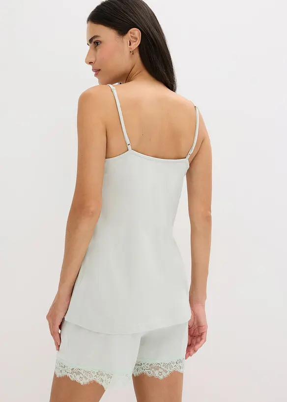 Top de pyjama en coton et viscose, bonprix