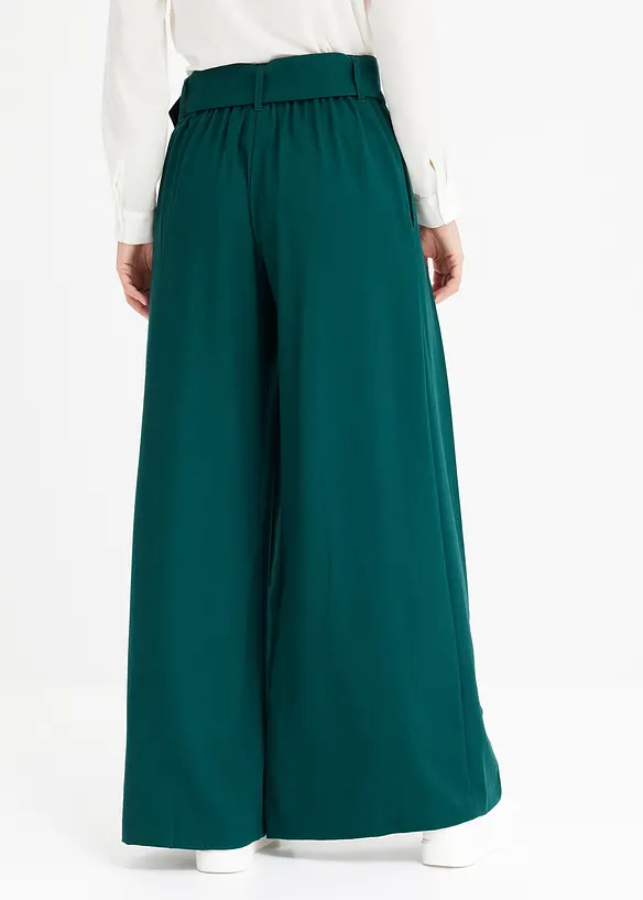 Pantalon de tailleur fluide en viscose mélangée, bonprix