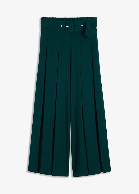 Pantalon de tailleur fluide en viscose mélangée, bonprix