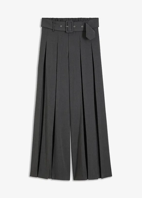 Pantalon de tailleur fluide en viscose mélangée, bonprix