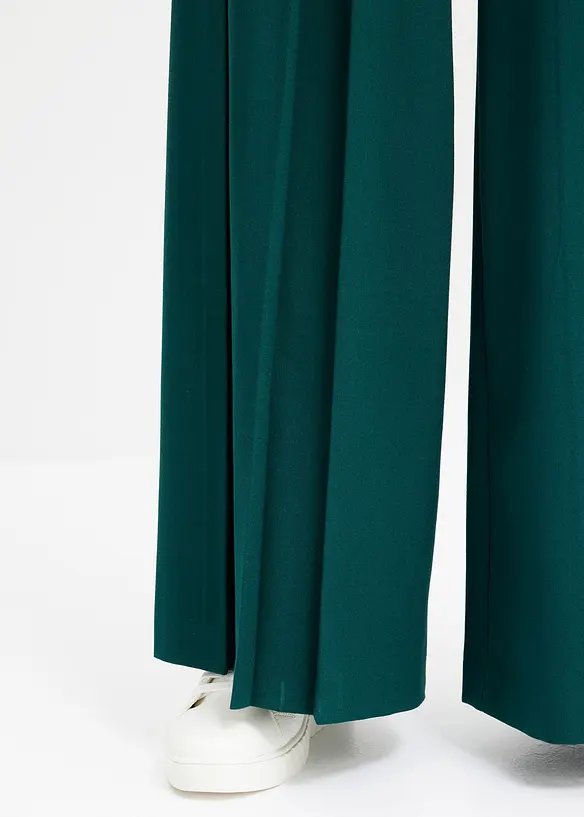 Pantalon de tailleur fluide en viscose mélangée, bonprix