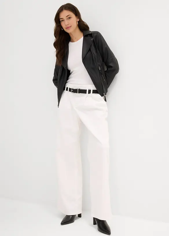 Jean large taille basse, Low Stretch, bonprix