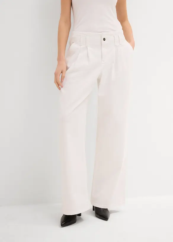 Jean large taille basse, Low Stretch, bonprix