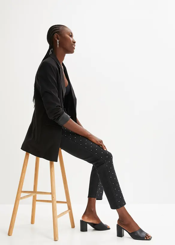 Jean avec application en strass, BODYFLIRT