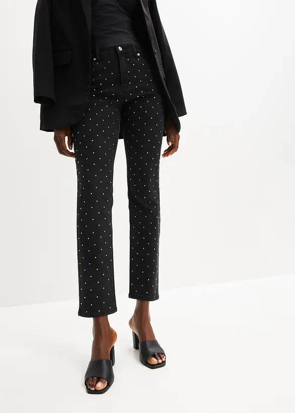 Jean avec application en strass, BODYFLIRT