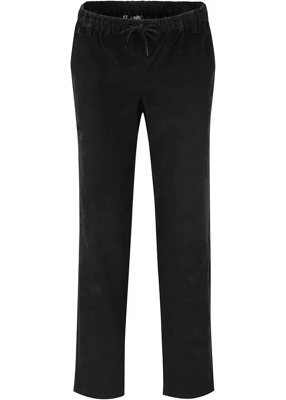 Pantalon en velours c&ocirc;tel&eacute;, taille &eacute;lastiqu&eacute;e, bonprix