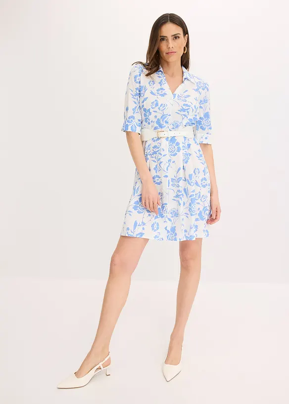 Robe-chemise en viscose fluide, bonprix