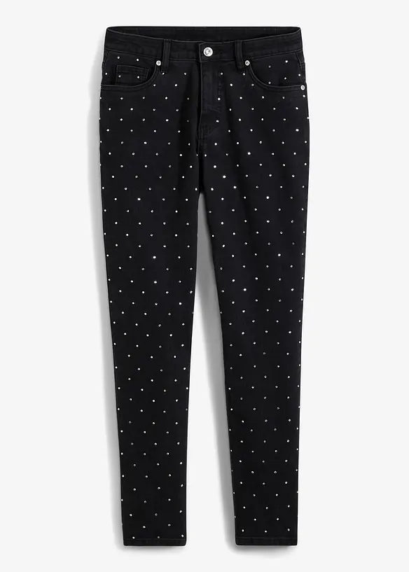 Jean avec application en strass, BODYFLIRT