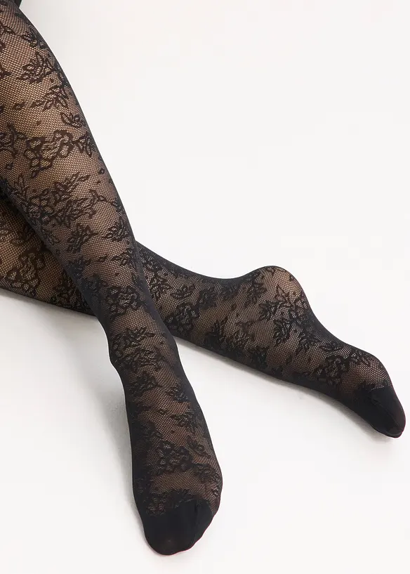 Collant 70den en dentelle, bonprix