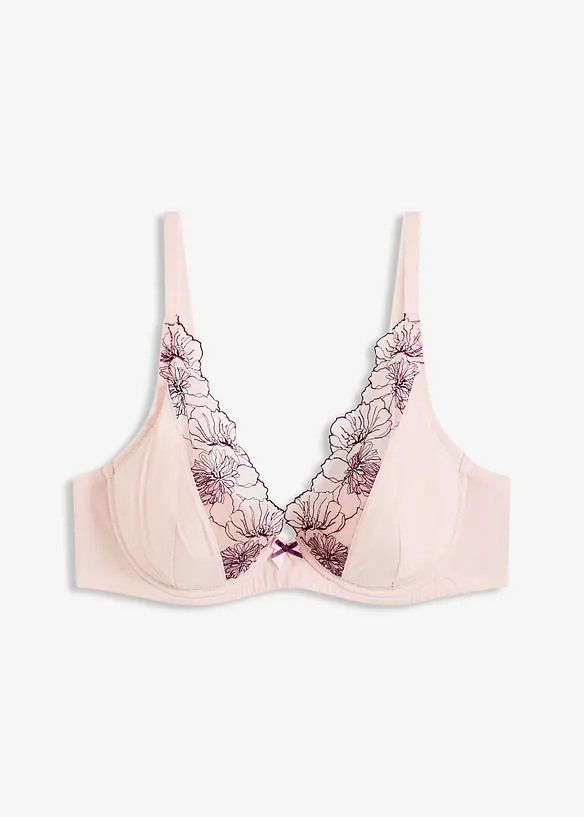 Soutien-gorge à coques brodées, bonprix