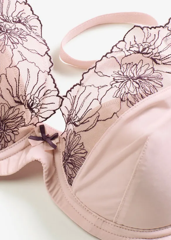 Soutien-gorge à coques brodées, bonprix