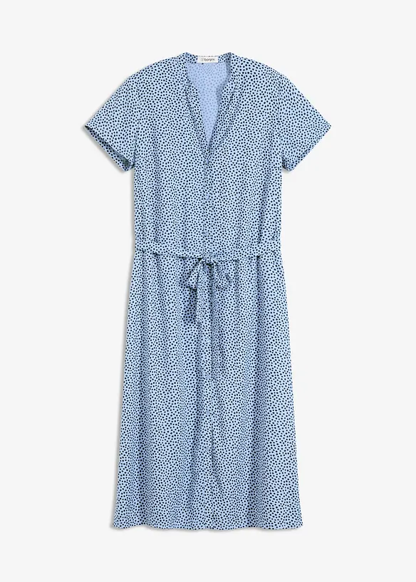 Robe-chemise &agrave; pois, bonprix