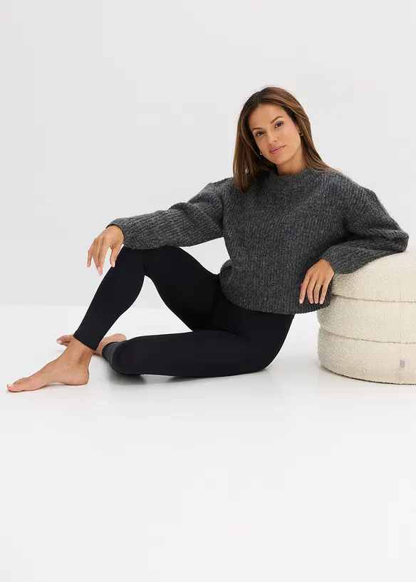 Legging thermique polaire 140den, bonprix