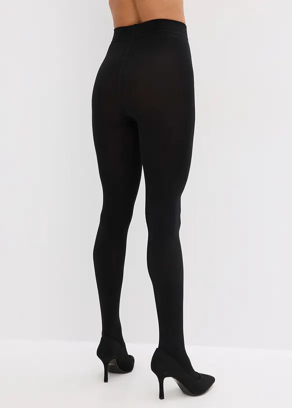 Lot de 2 collants thermiques polaires 140den, bonprix