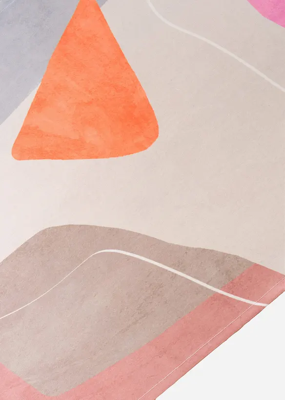 Chemin de table déperlant à imprimé graphique, bonprix