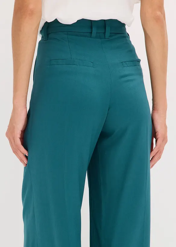 Pantalon de tailleur en viscose fluide, bonprix