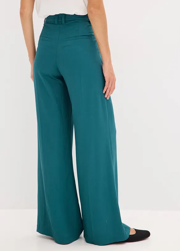 Pantalon de tailleur en viscose fluide, bonprix