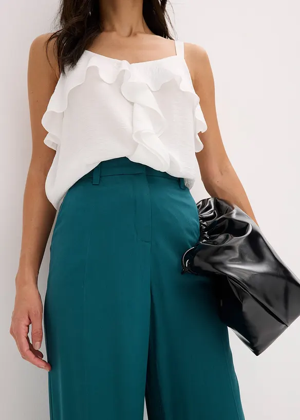 Pantalon de tailleur en viscose fluide, bonprix