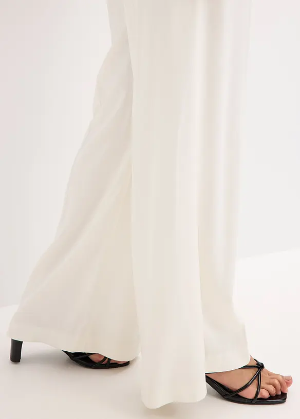 Pantalon de tailleur en viscose fluide, bonprix