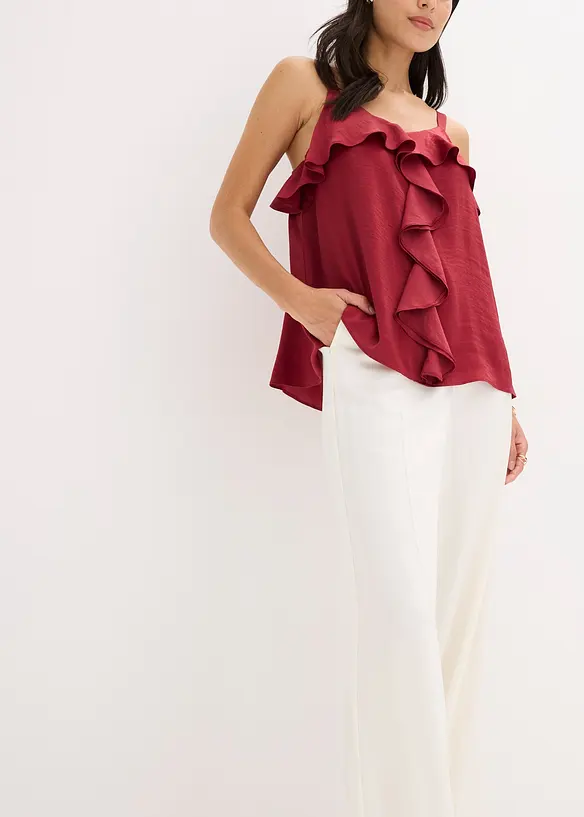 Pantalon de tailleur en viscose fluide, bonprix