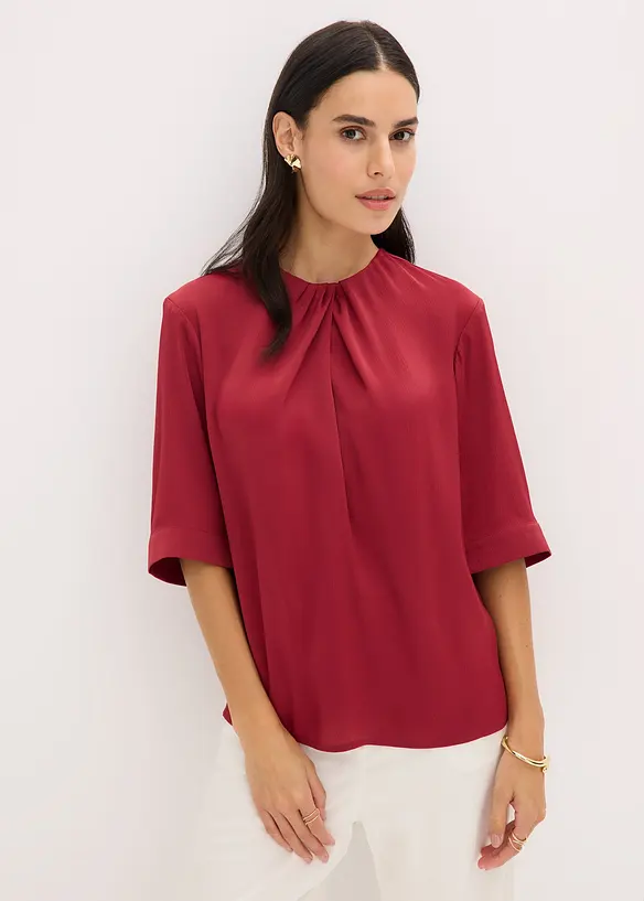 Blouse en satin brillant, bonprix