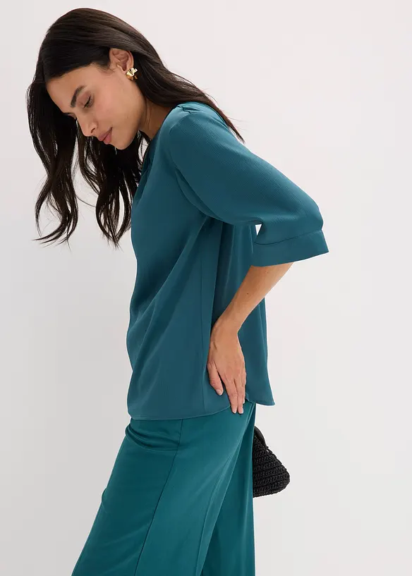 Blouse en satin brillant, bonprix