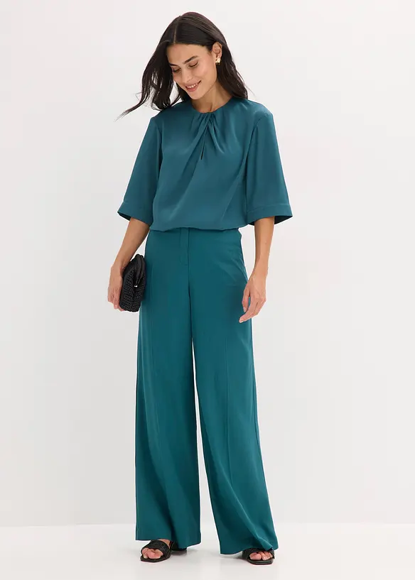 Blouse en satin brillant, bonprix