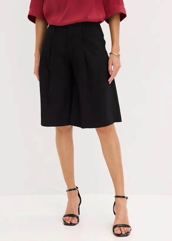 Bermuda ample &agrave; pinces, bonprix