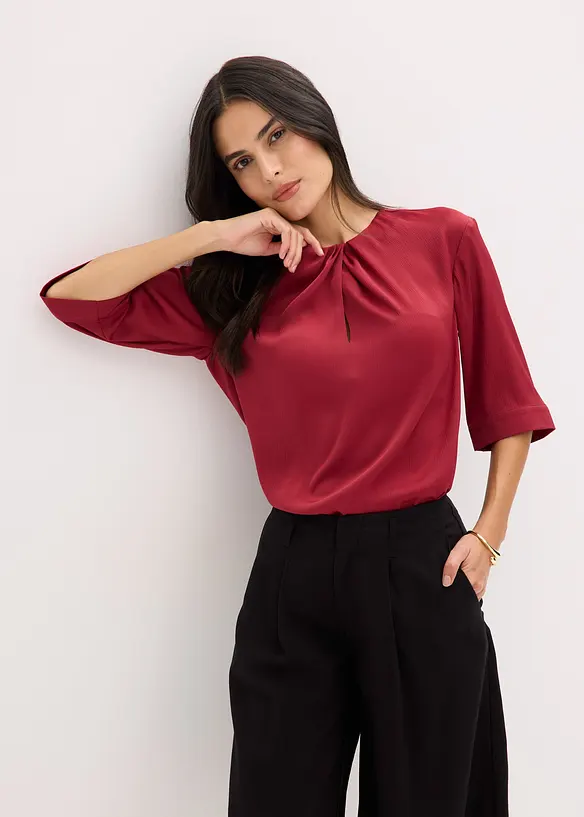 Bermuda ample &agrave; pinces, bonprix