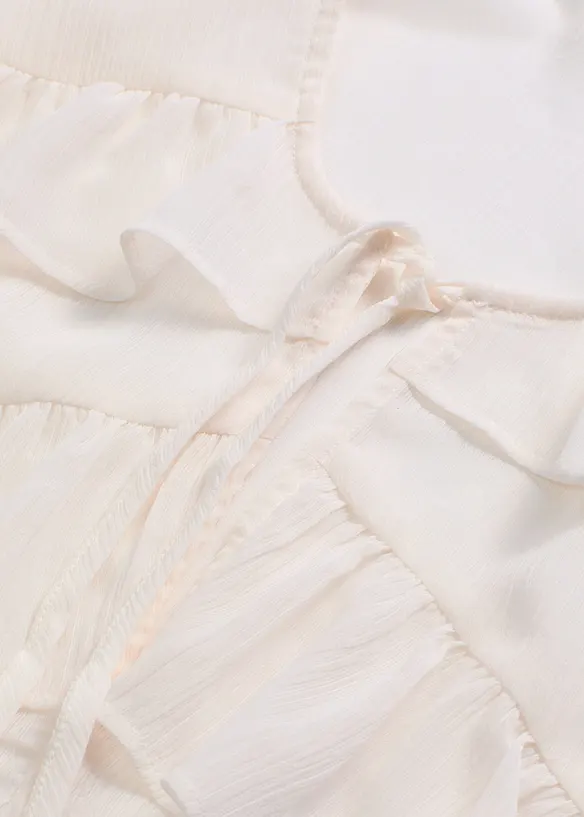 Blouse en crêpe à volants, bonprix