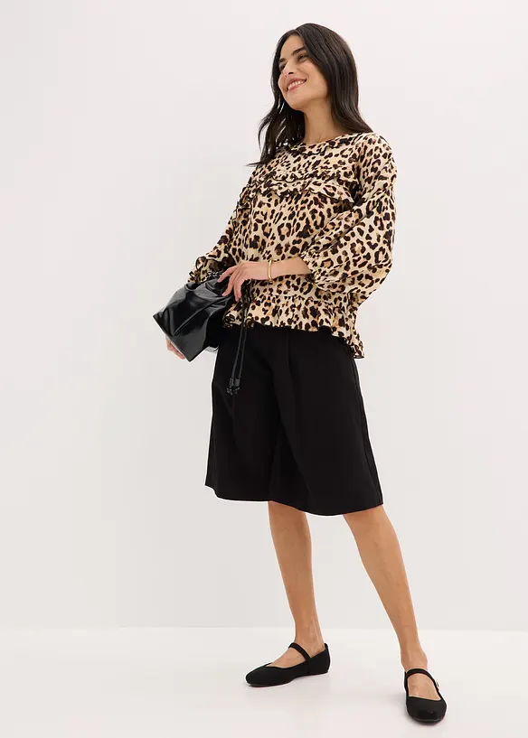 Blouse en fine viscose mélangée, bonprix