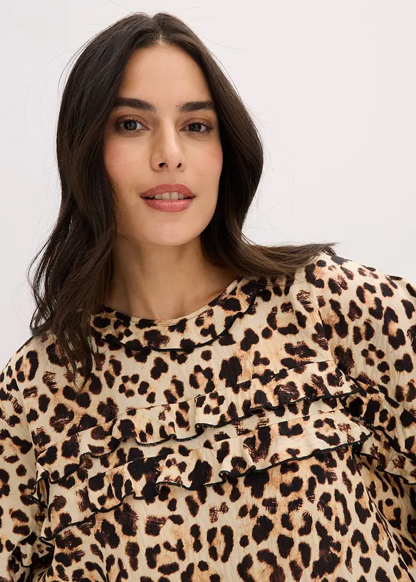 Blouse en fine viscose mélangée, bonprix